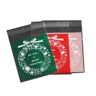 100 шт.упак. рождественские подарочные пакеты с Сантой, рождественское печеньеконфеты, Новогоднее украшение