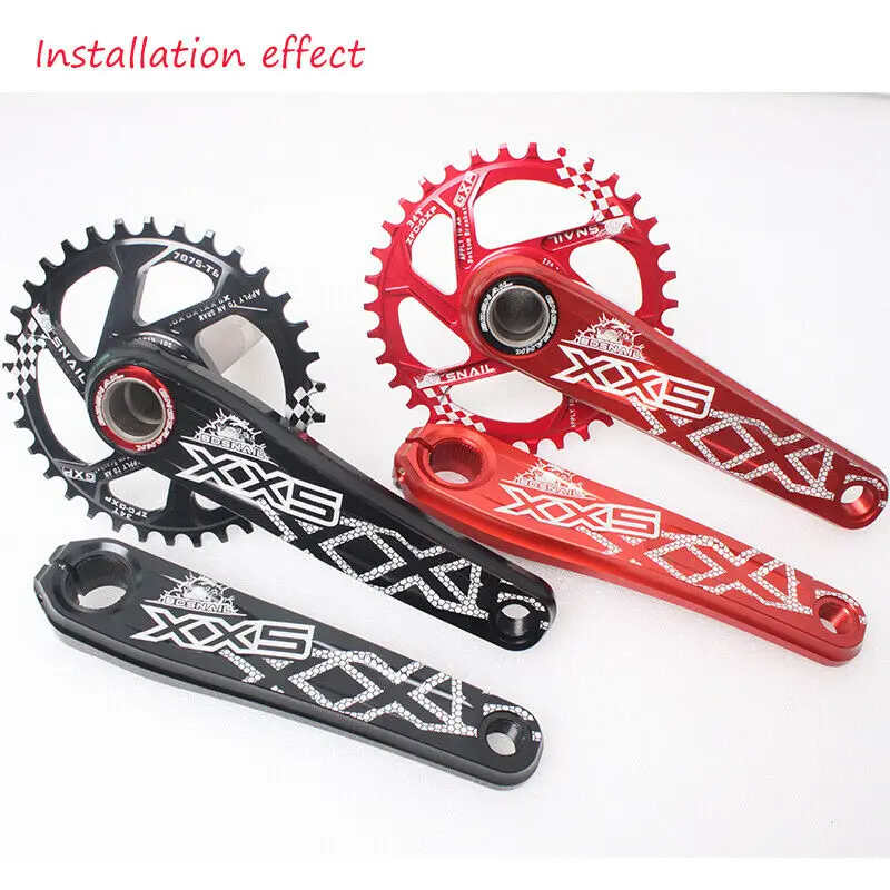 Улитка GXP узкое широкое кольцо для горного велосипеда 30T 34T цепное прямое