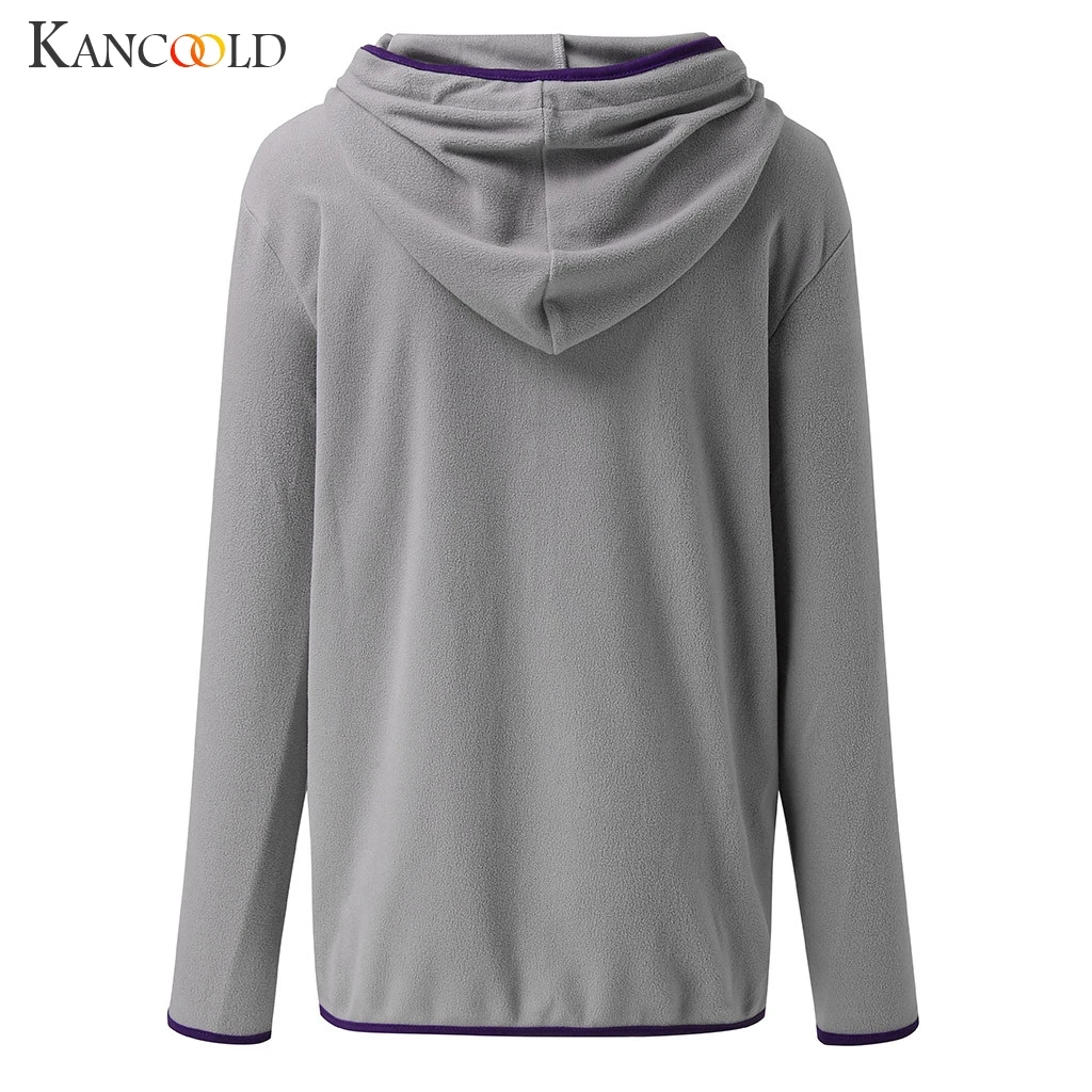 KANCOOLD пальто для женщин модные топы молния Кот отпечаток когтя с длинными