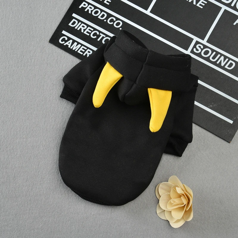 Толстовки с капюшоном для маленьких собак хлопковые французского бульдога