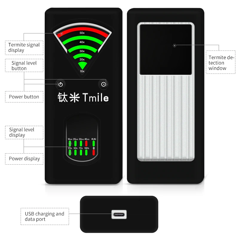 Termite Detector Precision Measure Location Eliminate Killing of Home Garden Woods Professional Treatment System | Инструменты