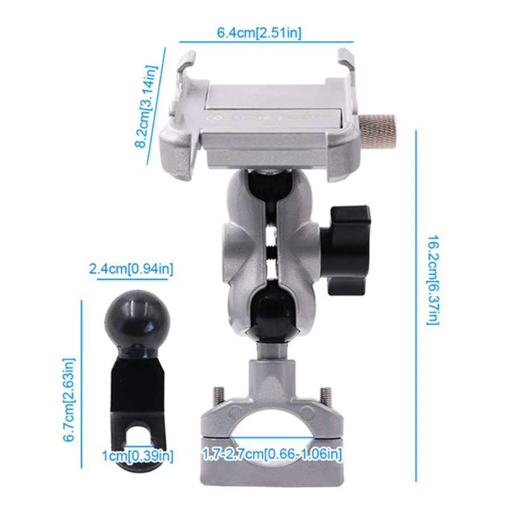 

Motorcycle QC 3.0 USB Quick Charger Mirror Handlebar Stand Smart Phone Holder motorbike accessories