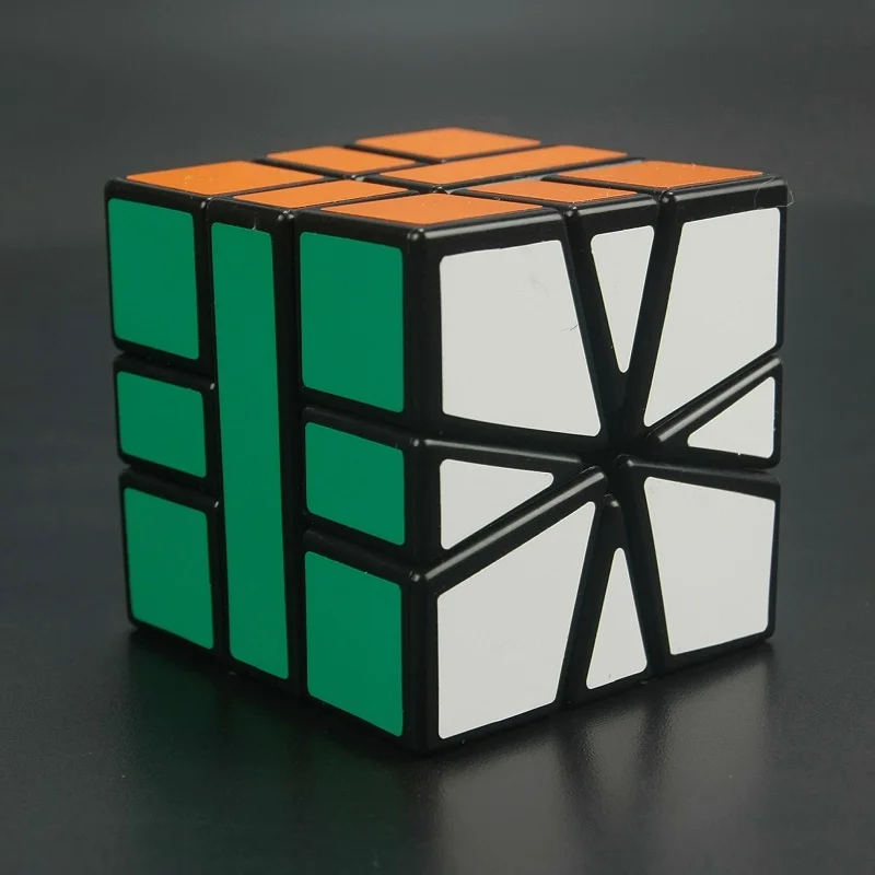 Shengshou SQ-1 черный/белый Cubo Magico скоростные кубики shengshou головоломка для детей развивающие игрушки 57 мм нерегулярные кубик рубика