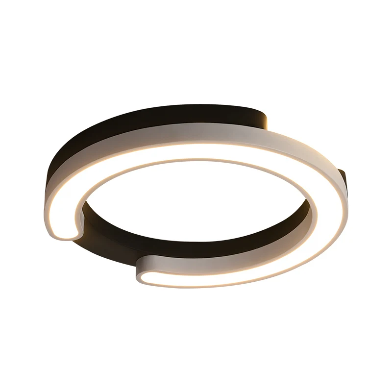 

Round/Square Modern LED Chandelier white+black Minimalism art lustre led Bedroom studyroom aisle Ceiling Chandelier lighting