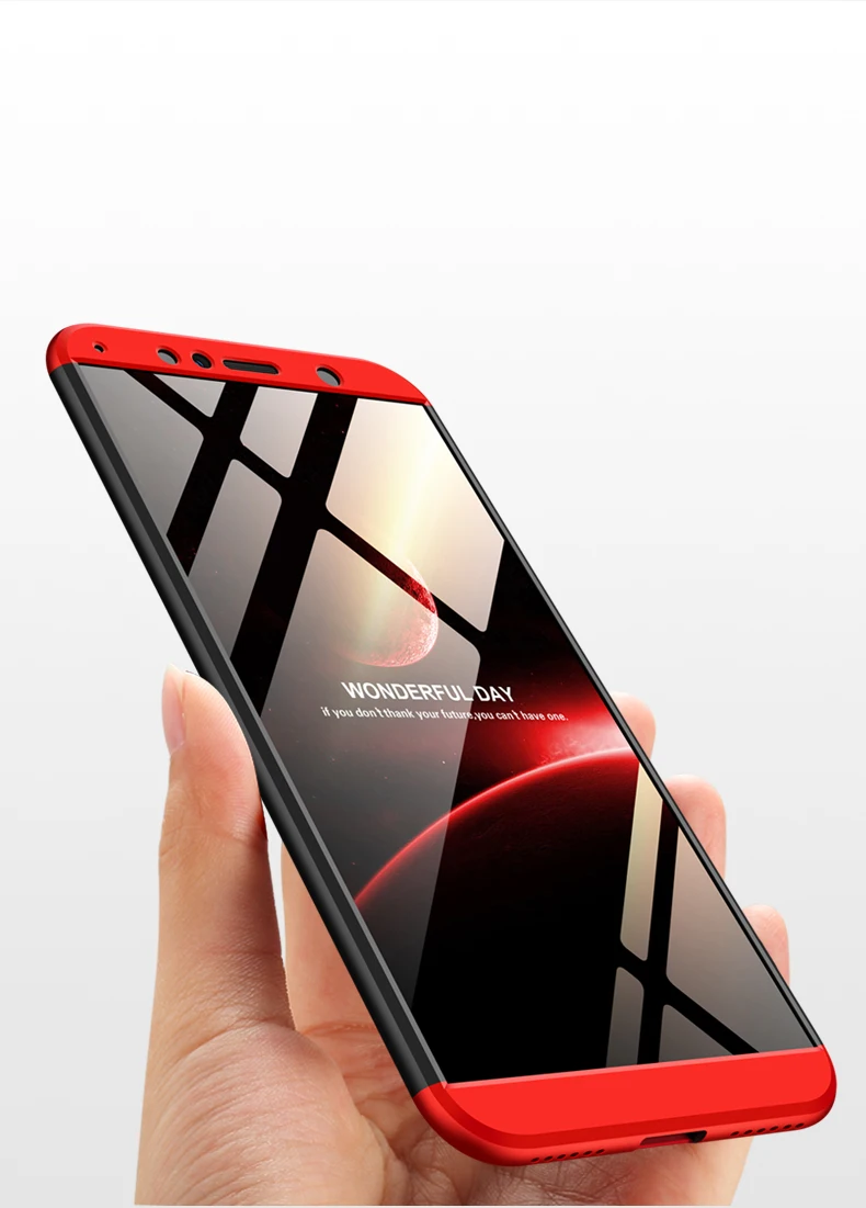 Huawei Honor 7C AUM L41 360 Защитный чехол Honor 7C 360 градусов полный Чехол Жесткий Чехол для huawei Honor 7C Pro LND L29+ стеклянная пленка