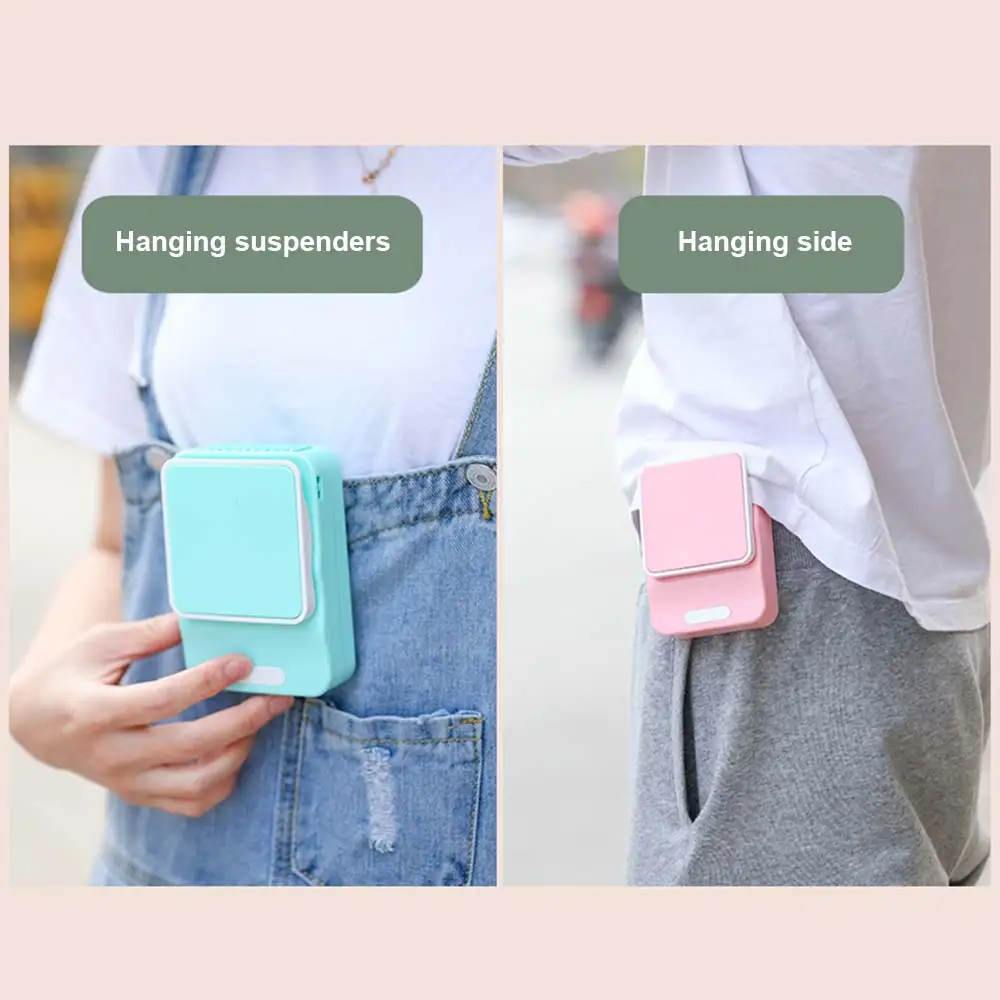 

Portable Hanging Neck Fan Mini 3 Gears Adjustable Air Cooling Fan Summer Outdoor Travel Lanyard Handfree Cooler USB Fan