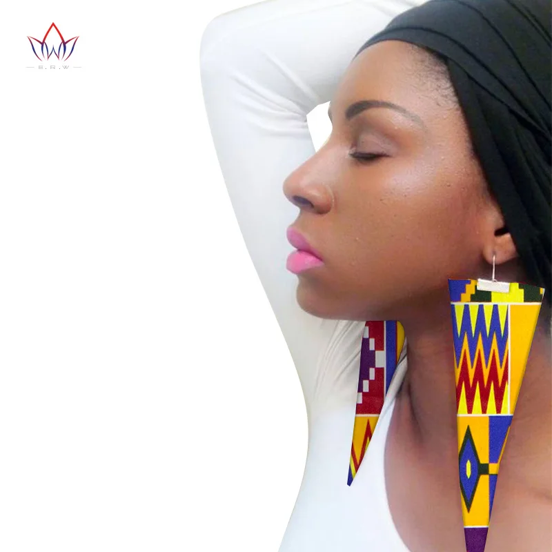Модные африканские серьги ручной работы для женщин подарок вечерние Африканский