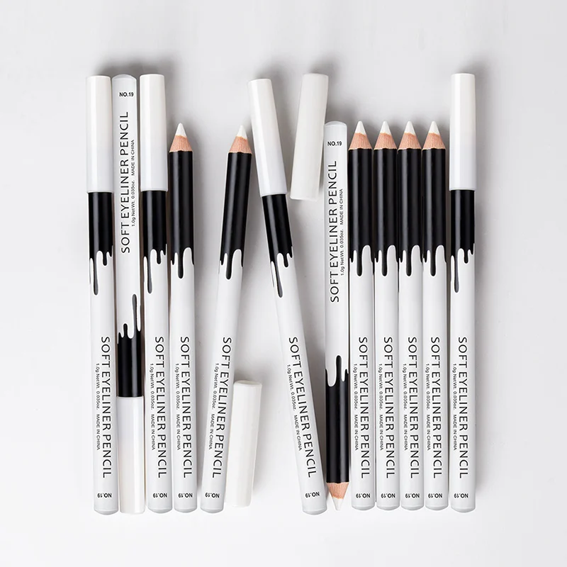 Белый EyelinerWhite подводка для глаз макияж Гладкая карандаш пигмент белый цвет