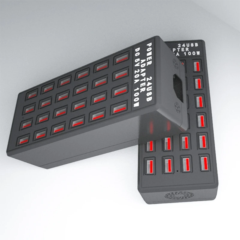 Станция зарядная USB на 24 порта 100 Вт 20 А |