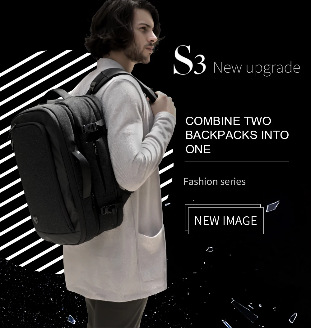 ARCTIC HUNTER разборка Многофункциональный Водонепроницаемый рюкзак для ноутбука