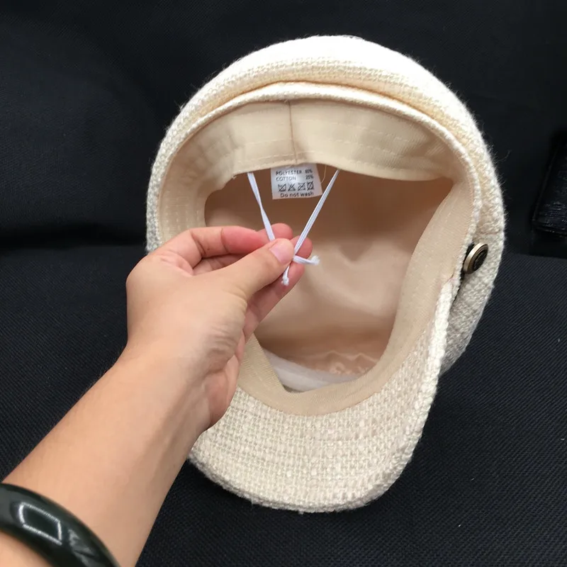 

Winter hats for women and men New knitting tweed cap baseball cap riding hat beret navy cap visors