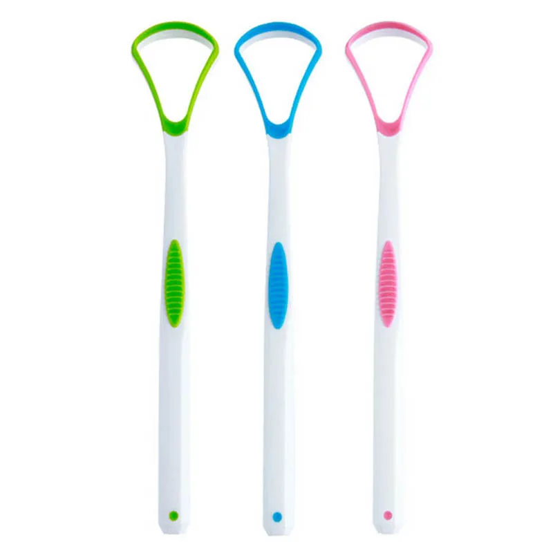 Cepillo de silicona para limpieza de lengua, rascador de lengua individual de grado alimenticio, raspador de cuidado bucal, cepillo para mantener el aire fresco-2