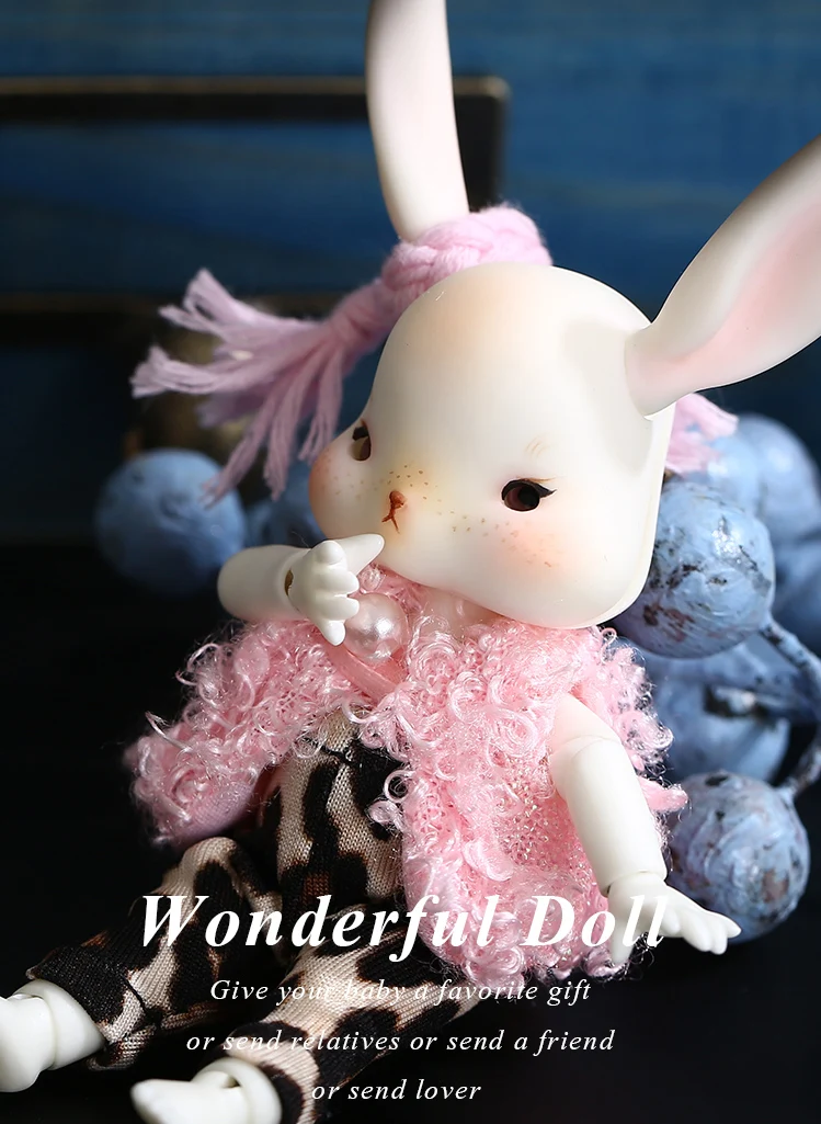 BJD кукла Tokki 1/12 Кролик включает полный вариант или Обнаженная Кукла Прекрасный Pet шарнир Кукла Oueneifs luodoll