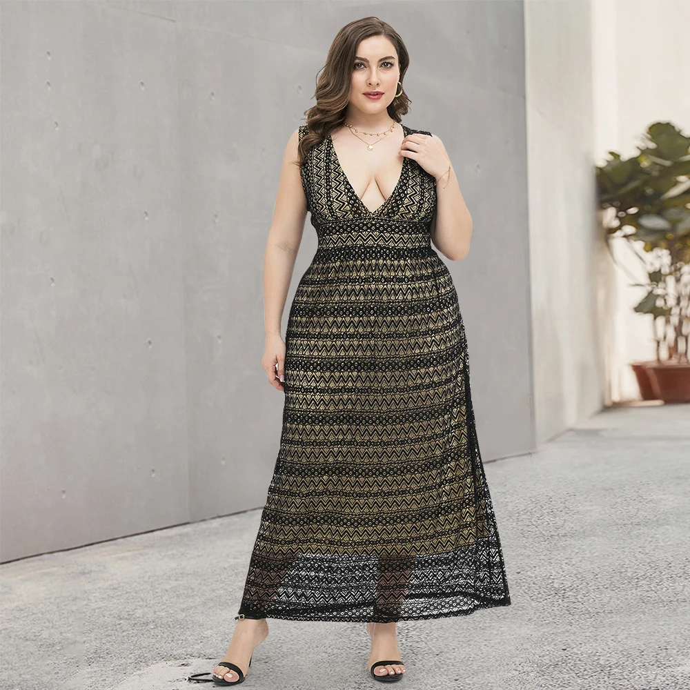 2021 размера плюс вечерние платья с кружевным принтом сексуальное нижнее белье