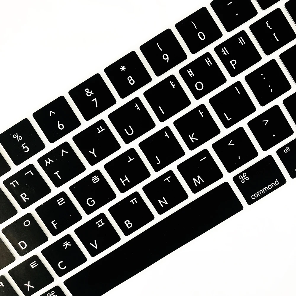 Корейский чехол для клавиатуры ноутбука Macbook pro 13/15 (2017 2019) защитная пленка