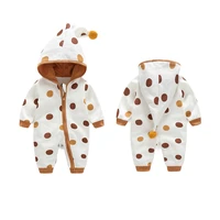 baby rompers baby girl clothes cotton long sleeve zipper hoodie spring autumn newborn boys jumpsuit 1 24 months