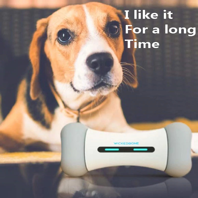

2021 Newly Dog Toy Interactive Emotions WICKEDBONE Smart Pet Bone APP Control Pet Silicone Wheels