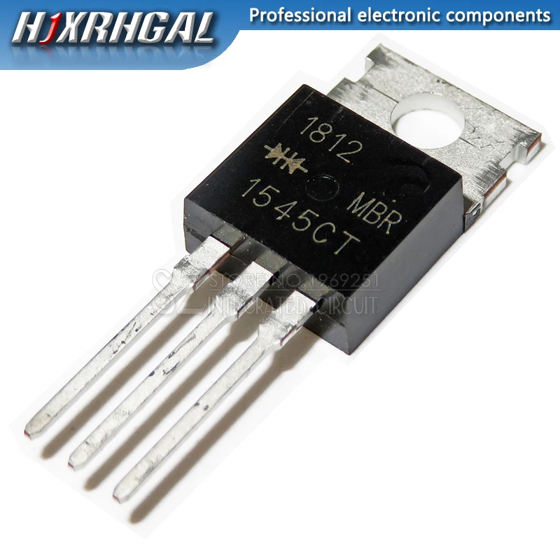1 шт./лот MBR1545CT массив диодный выпрямитель 1545 MBR1545 TO-220AB