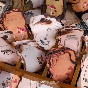 80sheetslot Memo Pads Sticky Notes Retro paper Junk Journal Scrapbooking Stickers Office School stationery