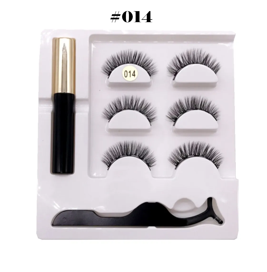 Новые магнитные ресницы 3 пары 3D накладные магнит для ресниц подводка глаз набор