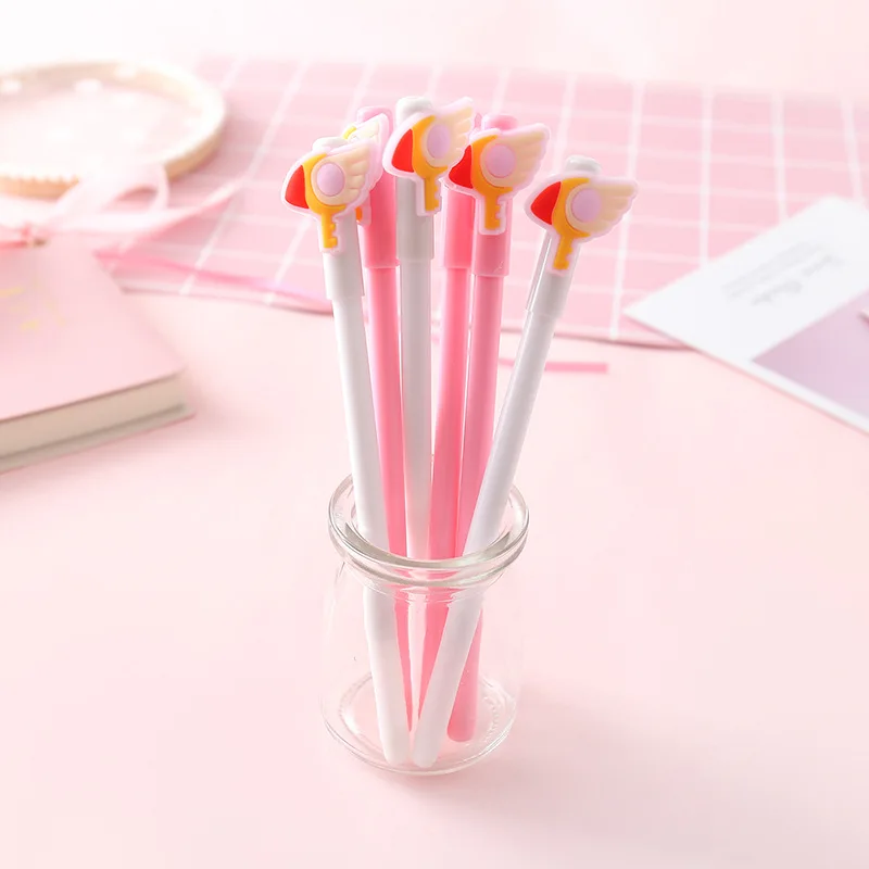 Cardcaptor Sakura Волшебная палочка Сейлор Мун Card Captor милые 0 5 мм карандаш гелевая ручка