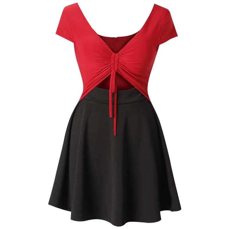 

Sexy Dress 2021 summer new style thin cover belly short skirt night show miss overalls nightclub dresses women