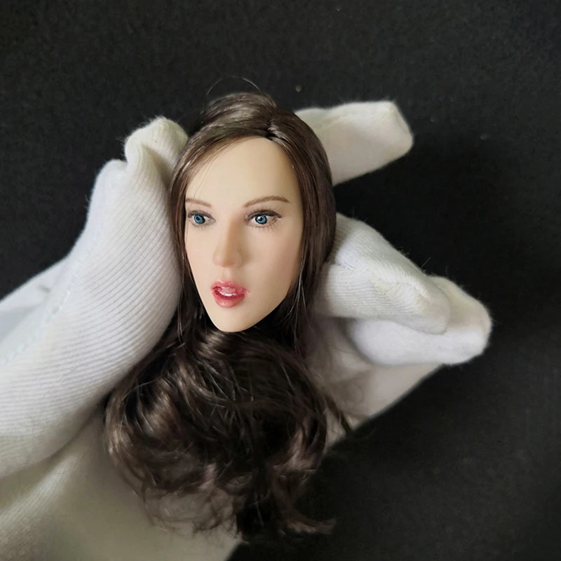 1/6 весы Mika Motosugi голова Лепка с вьющимися волосами для 12 &quotфигурки тела|Игровые