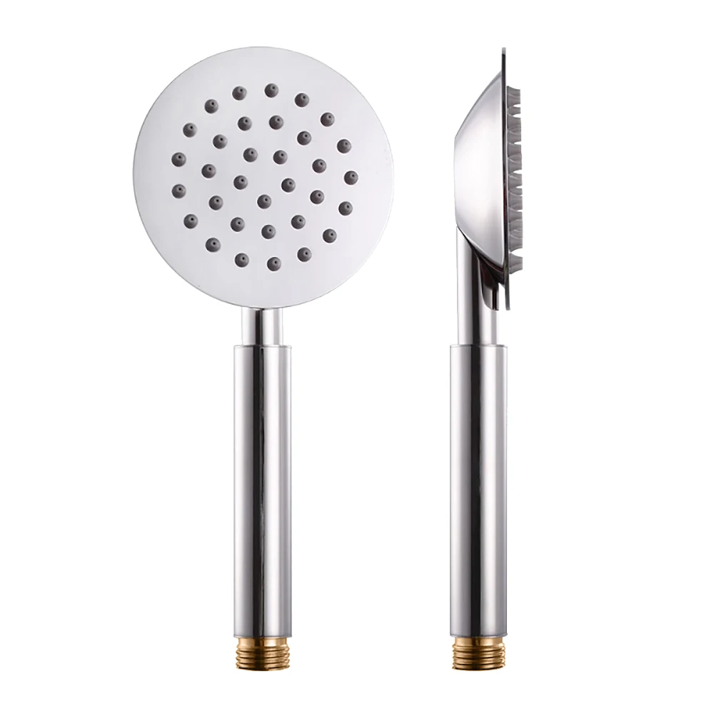 

304 Stainless Steel Rainfall Durable High Pressure Silver Square/Round Shape Showerhead Bathroom Hand Held Shower Head