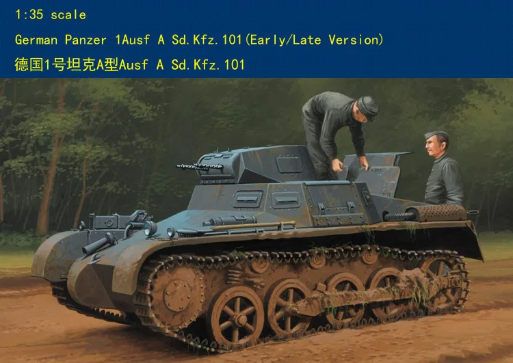 Hobby Boss масштаб 80145 1/35 немецкий Panzer AusfASd.Kfz.101 набор пластиковых моделей | Игрушки и