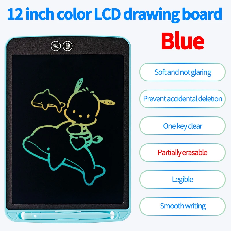 

Partially erasable 10''LCD Writing Tablet Digital Tablet For Drawing Drawing Board For Kids Digital Writing Stylus 12 Inch