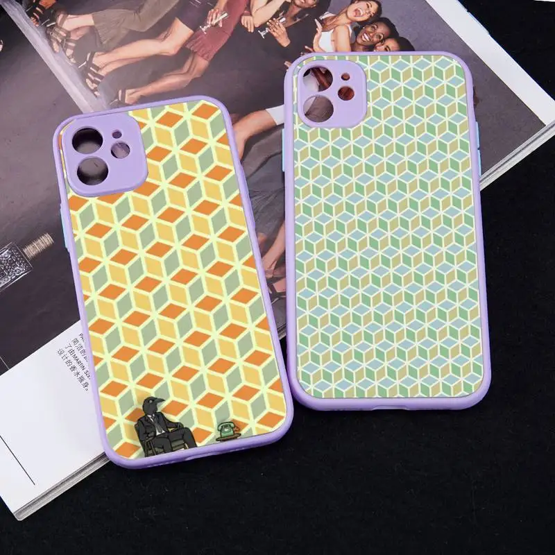 

Rusty Lake Puzzle Game Phone Case Purple Color Matte Transparent For iPhone 13 12 Mini 11 Pro X XR XS Max 7 8 Plus Shell Cover