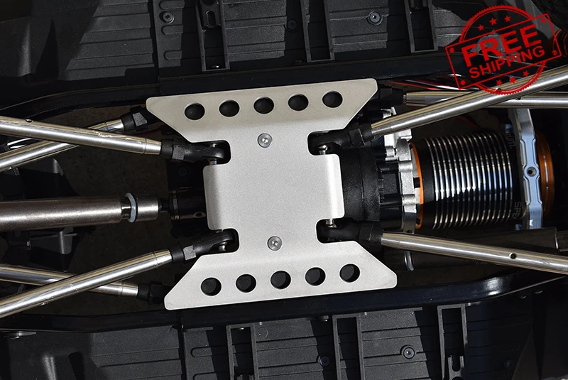 Корпус средней волны из нержавеющей стали Нижняя защита корпуса для AXIAL 1/6 SCX6 JEEP JLU