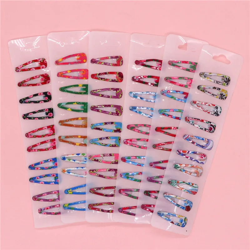 50 шт./набор партиями по 5 комплектов 3 см мини милый маленький Заколки для волос