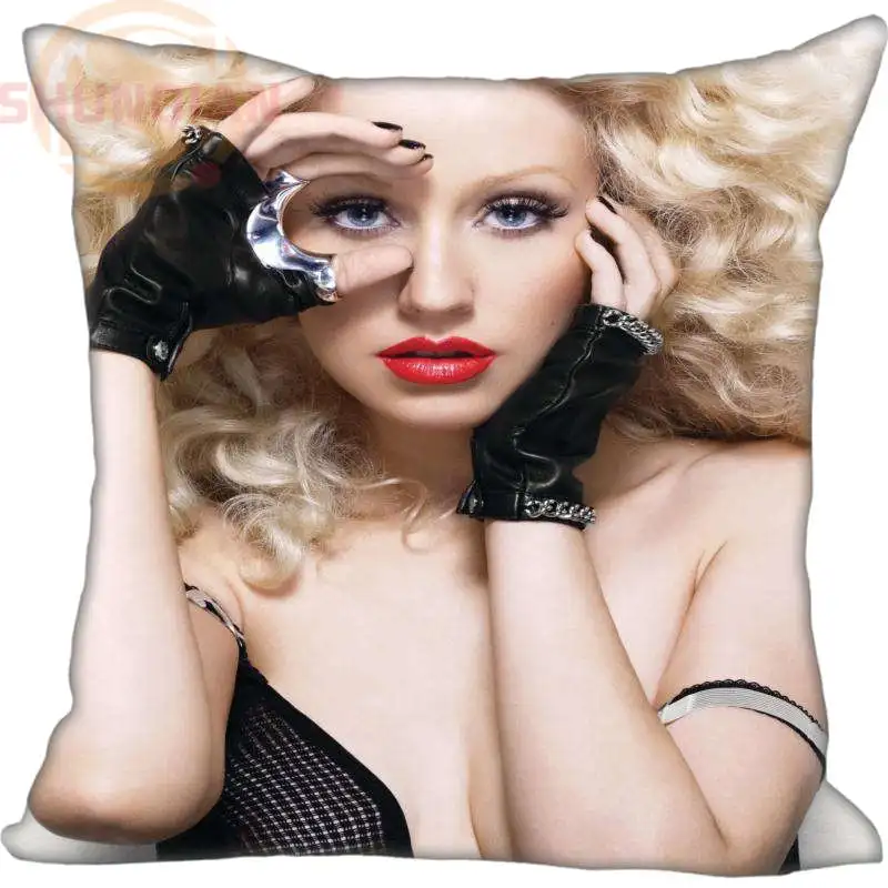 

Best New Christina Aguilera #107 Pillowcase Wedding Decorative Pillow Case Custom Gift For Pillow CoverW&17212