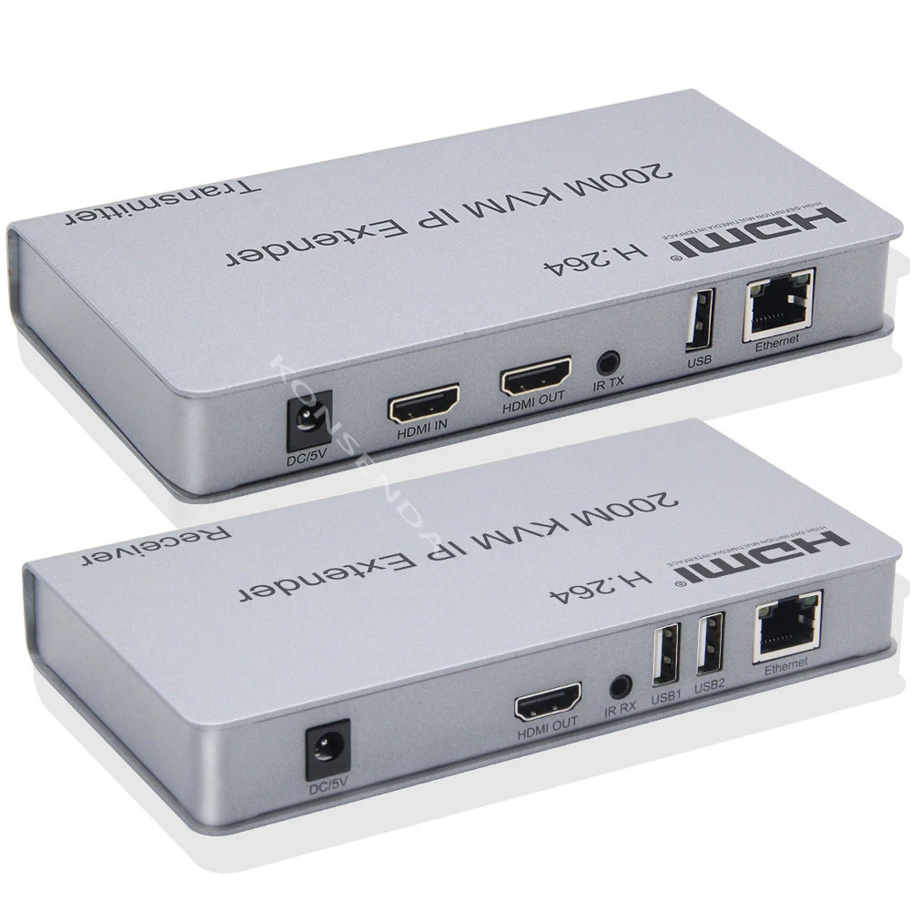Удлинитель HDMI KVM 200 м по IP RJ45 Ethernet Cat5e Cat6 кабель сетевой квм удлинитель UTP/STP