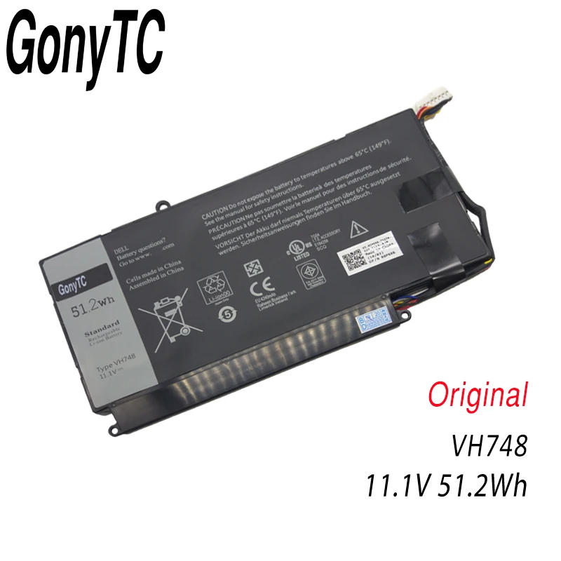 Black VH748 Аккумулятор для ноутбука DELL Vostro 5460 5470 5560 14 5480 для Inspiron 14 5439 V5460D-1308 V5460D-1318 5470D-1328 - Цвет: Black