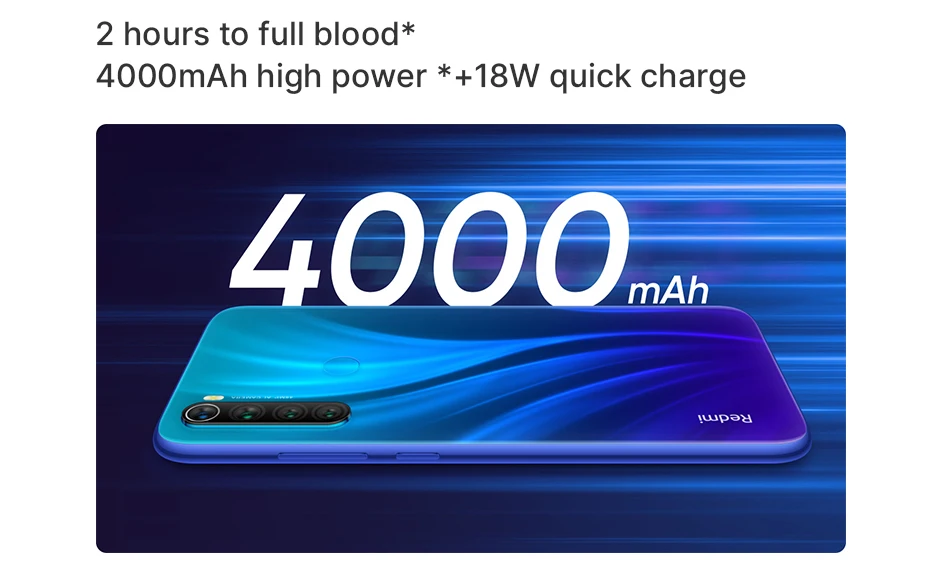 Redmi Note 8 Xiaomi глобальная версия 4 Гб 64 Гб Смартфон 48MP камеры Snapdragon 665 6,3 FHD 4000 мАч 4K видео глаз экран