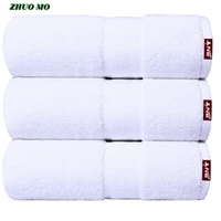 1pc white hotel bath towel 750g large 100 cotton bathroom adult travel shower beach towel for home hotel pink brown terry towel
