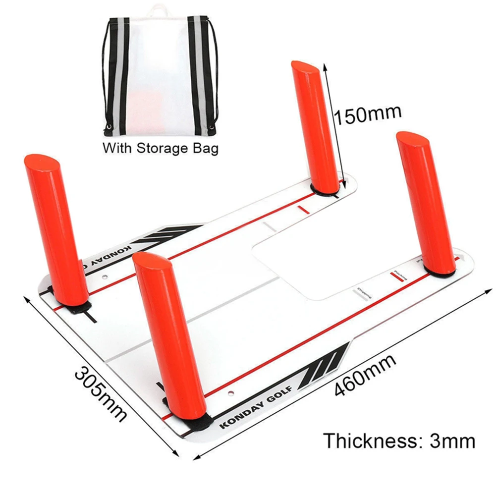 

Portable Durable Golf Swing Mirror Golf Training Aids Mirror Golf Accessories Swing Trainer Straight Practice Net