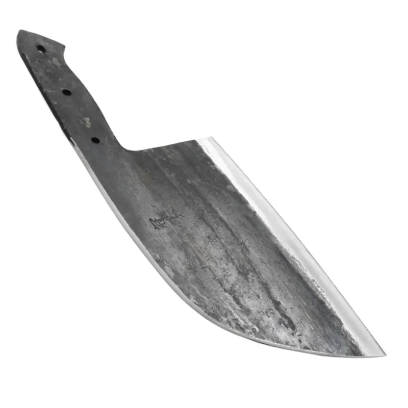 Ручной Кованый нож шеф повара кованая сталь китайский Кливер DIY пустые лезвия