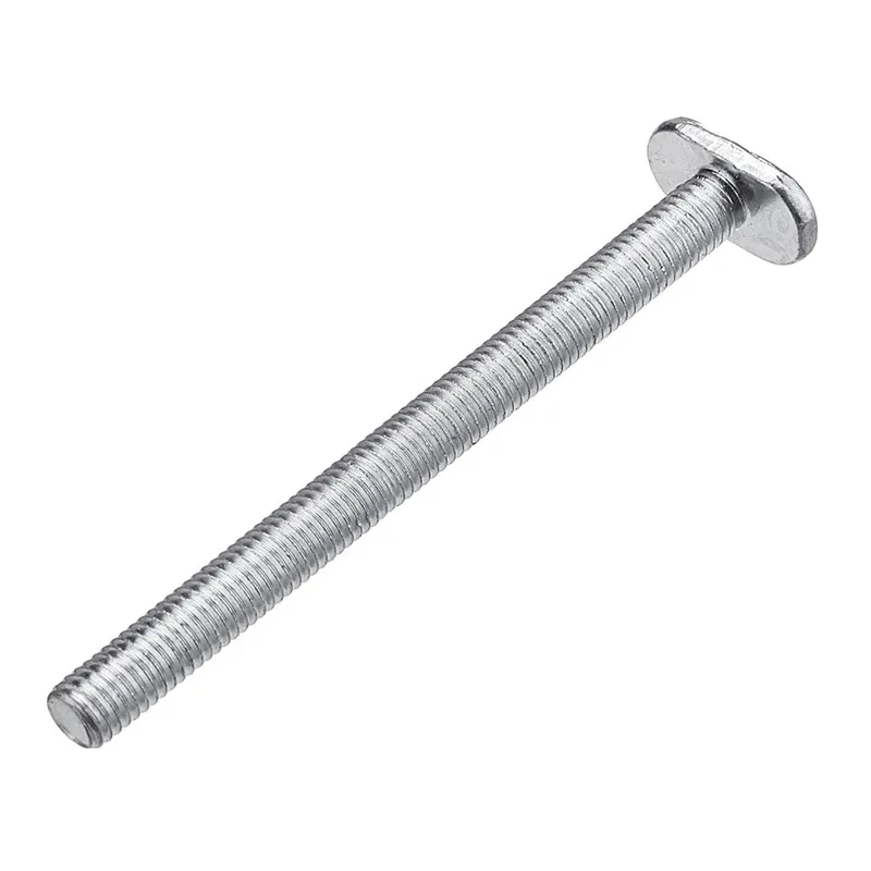 10pcs M8 Carbon Steel T-slot Nuts Button Head Bolts Miter Track Thread Tool