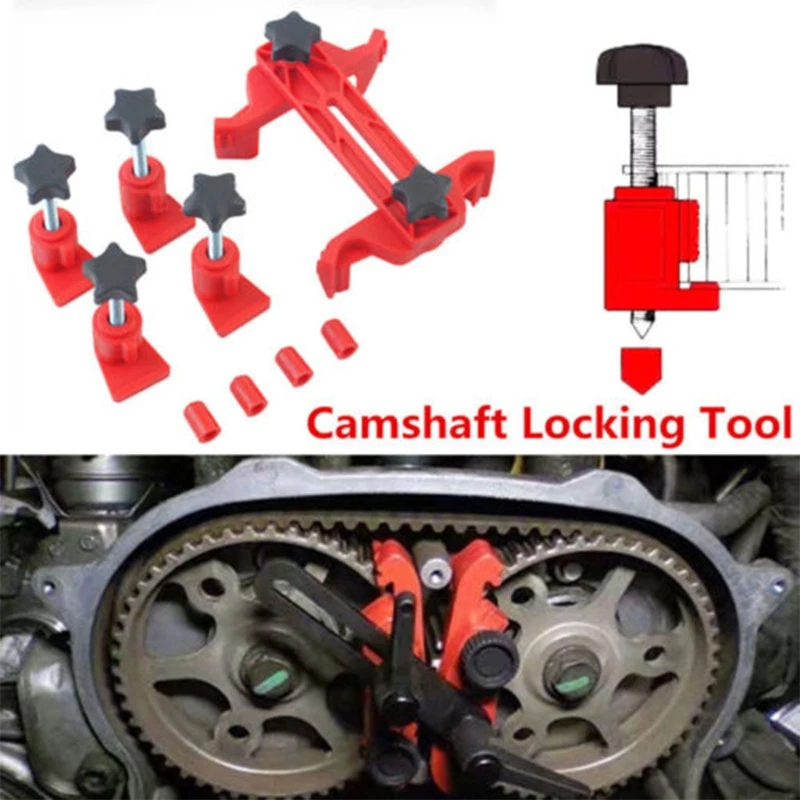 

5 Pcs Universal Cam Camshaft Lock Holder Car Engine Cam Timing Locking Tool Set