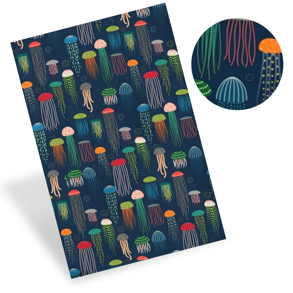 IBOWS листы из искусственной кожи с принтом в виде Медузы|Ткань| |