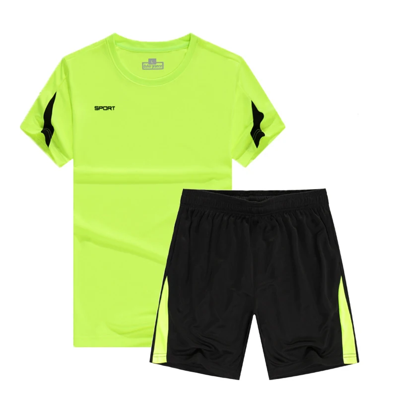 Мужской летний костюм из двух предметов дышащая футболка с коротким рукавом