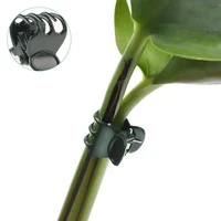 100pcs bag reusable garden plant fixing rings holder orchid clip vegetable flower garden supplies plastic tools for vegetables