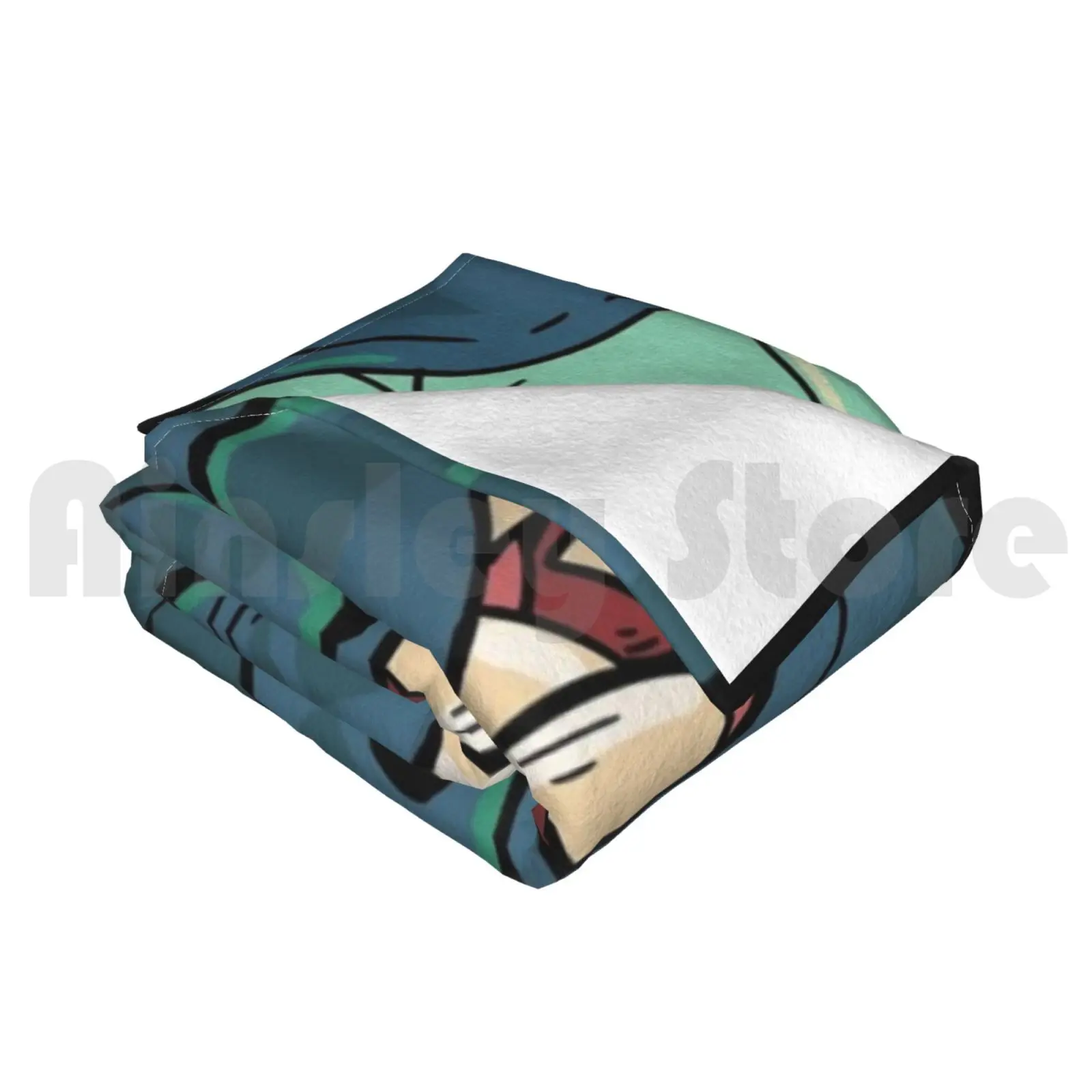 Blue Dragon Blanket Fashion Custom Dragon Snout Teeth Furry Mythical Fantasy images - 6