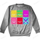 Толстовка МужскаяЖенская с длинным рукавом, милый свитшот в стиле аниме, класс убийц, корейская мода, худи, черный базовый топ