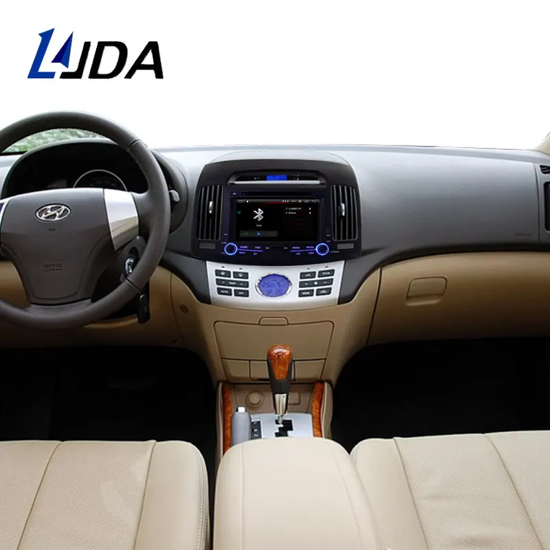 LJDA Android 10,0 автомобильный dvd-плеер для HYUNDAI ELANTRA 2007-2011 2 Din автомагнитола gps навигация стерео Мультимедиа wifi автоаудио