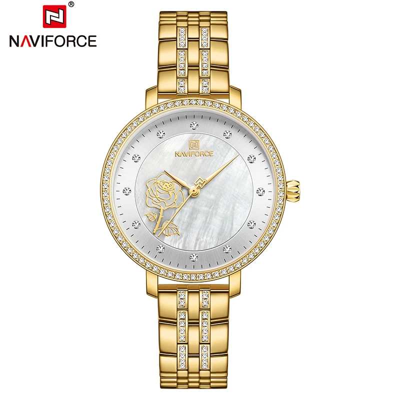 Часы женские кварцевые водонепроницаемые с отображением даты | Наручные часы