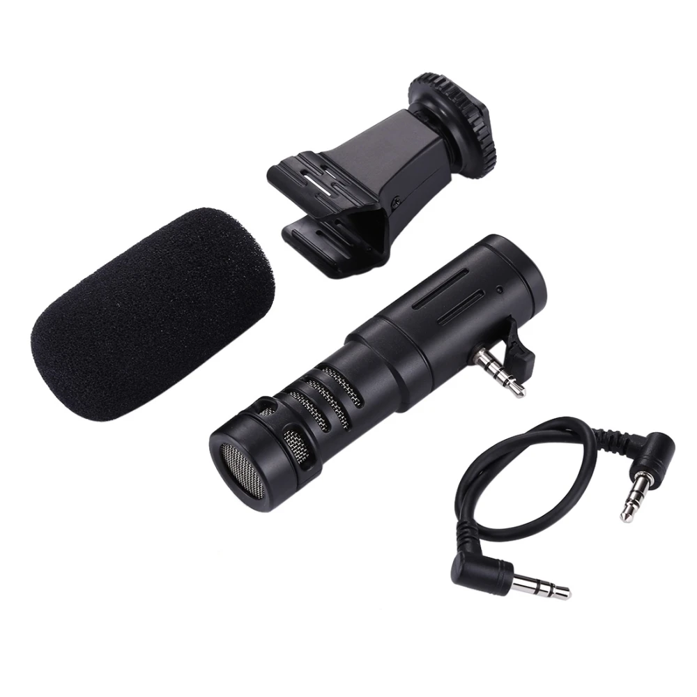 Only Microphone PULUZ 4 в 1 Vlogging Live Broadcast комплекты для записи фильмов смартфон Риг стабилизатор пленка устойчивая ручка Риг для iPhone - Цвет: Only Microphone